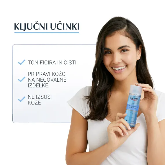 Eucerin, DermatoClean osvežilni tonik za vse tipe kože, 200 ml