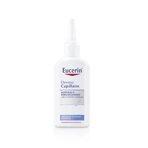 Eucerin, DermoCapillaire urea terapija brez izpiranja za suho in srbeče lasišče, 100ml
