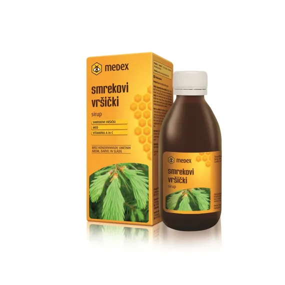 Medex, smrekovi vršički, sirup, 150 ml
