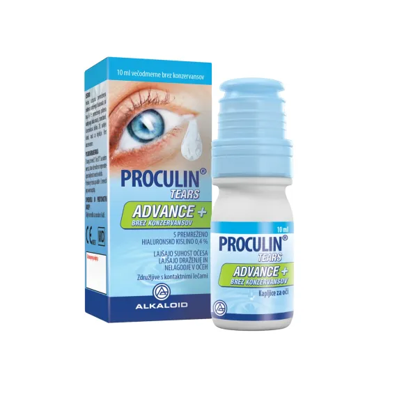 Proculin, Tears Advance+ kapljice za oči, 10 ml