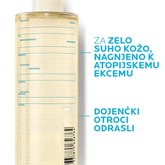 La Roche-Posay, Lipikar Huile Lavante AP+, olje za umivanje telesa za suho kožo, 400 ml