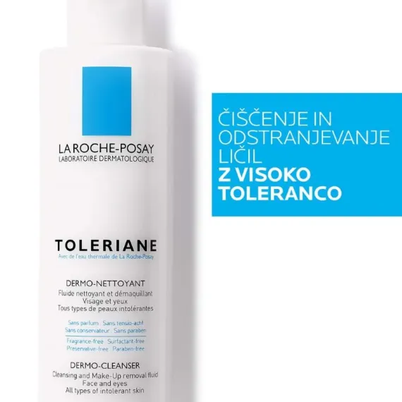 La Roche-Posay, Toleriane Losjon za čiščenje in odstranjevanje ličil, 200 ml