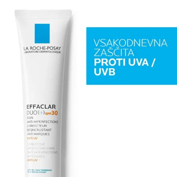 La Roche-Posay, Effaclar Duo (+), kremni gel za mastno kožo proti izraženim nepravilnostim SPF30, 40 ml