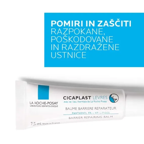 La Roche-Posay, Cicaplast balzam za ustnice za razdraženo kožo, 7,5 ml