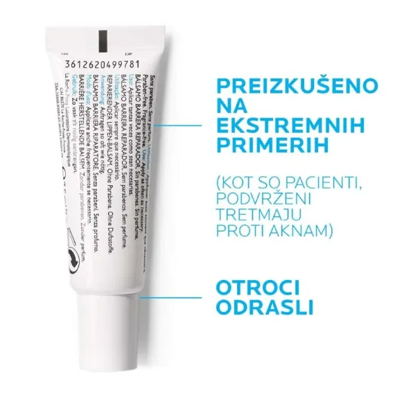 La Roche-Posay, Cicaplast balzam za ustnice za razdraženo kožo, 7,5 ml
