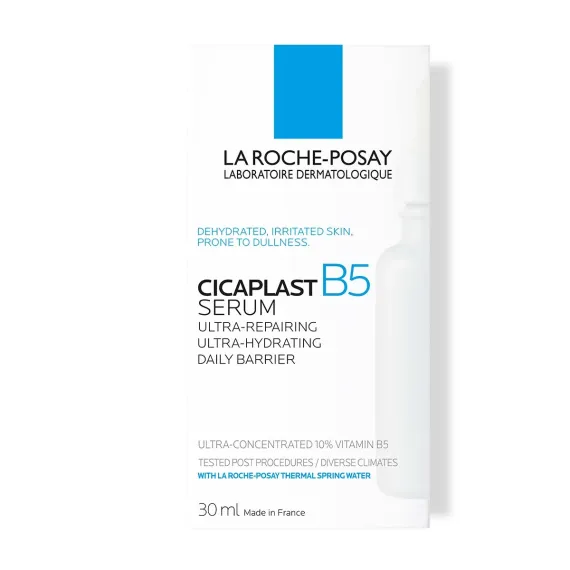La Roche-Posay, Cicaplast B5 Ultra, obnovitveni in vlažilni serum za dehidrirano in razdraženo kožo brez sijaja, 30 ml
