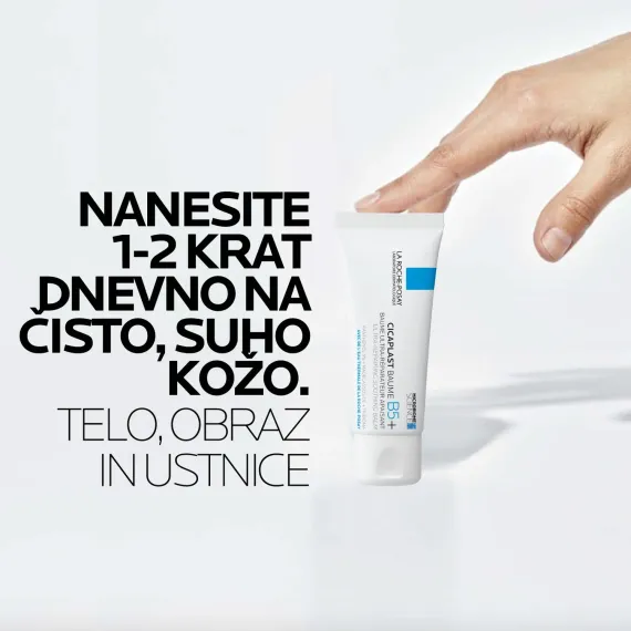 La Roche-Posay, Cicaplast Baume B5+, Ultra obnovitveni pomirjevalni balzam za razdraženo kožo, 100 ml