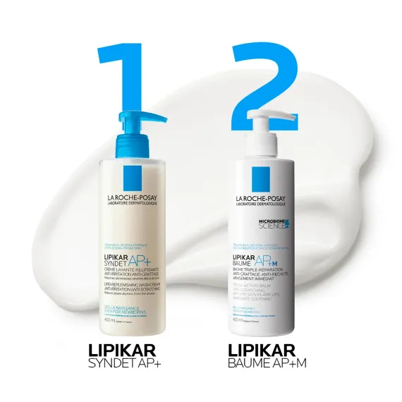 La Roche-Posay, Lipikar Syndet AP+ kremni gel za umivanje telesa, 200 ml