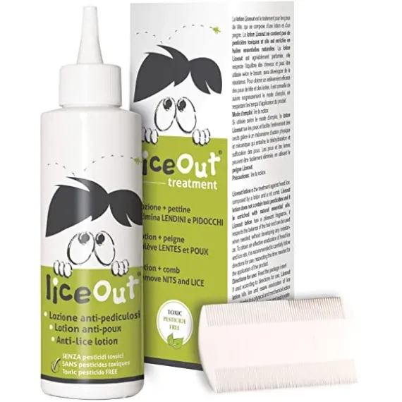 Lice out, losjon proti ušem z glavnikom, 125 ml