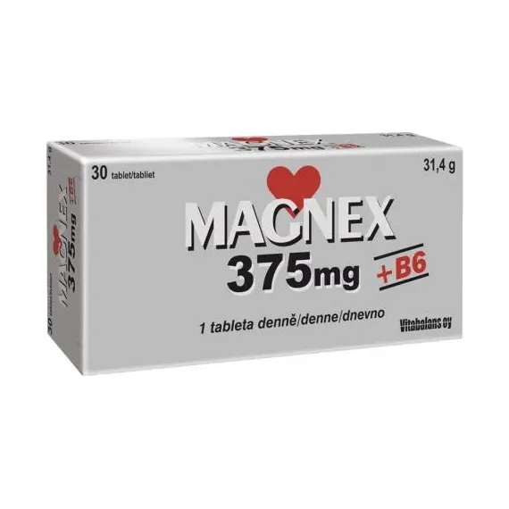 Magnex, 375mg + B6 tablete, 30 tablet