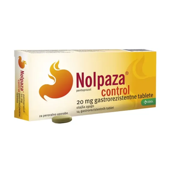 Nolpaza control 20 mg gastrorezistentne tablete, 14 tablet