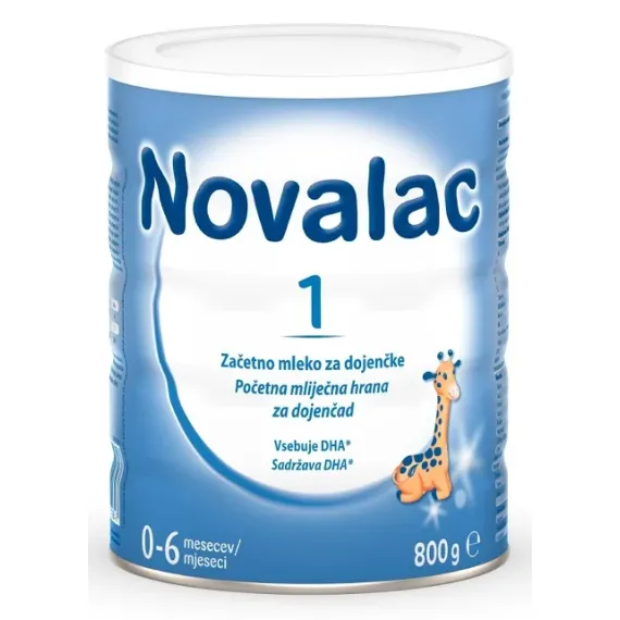 Novalac, 1 začetno mleko za dojenčke 0-6 mesecev, 800g