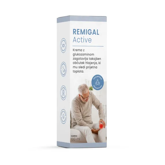 Remigal, Active krema z glukozaminom, 100 ml