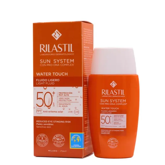 Rilastil, sun system ppt water touch lahek fluid za zaščito pred soncem ZF50+, 50ml