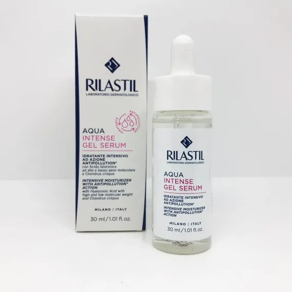 Rilastil, Aqua Intense, gel serum za obraz, 30 ml