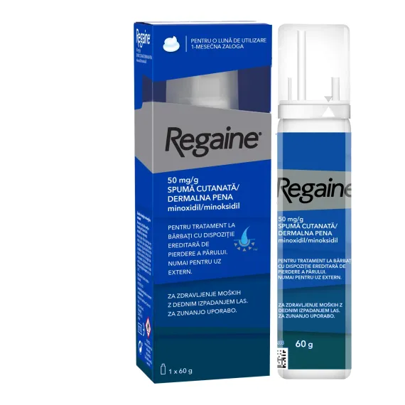 REGAINE 50 mg/g dermalna pena, 60 g