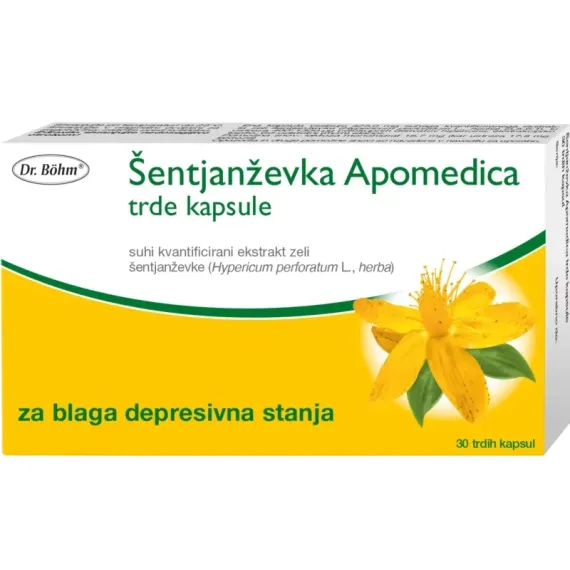 Dr. Böhm, Šentjanževka Apomedica trde kapsule, 30 kapsul