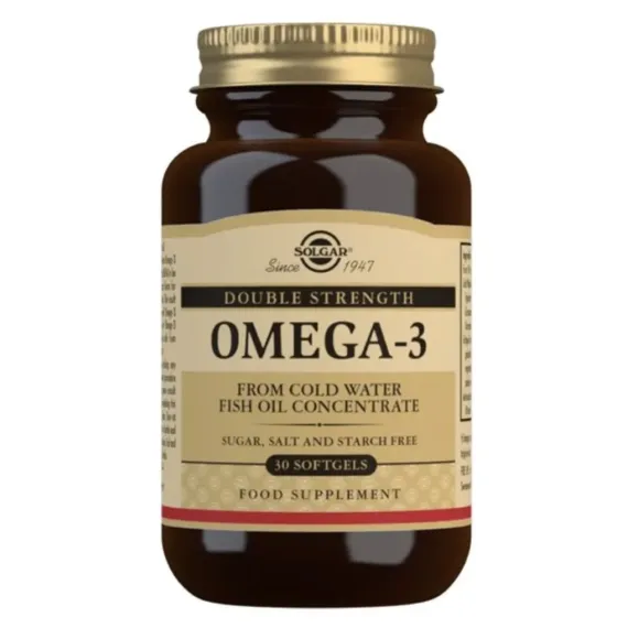 Solgar, omega 3 double strength kapsule, 30 kapsul