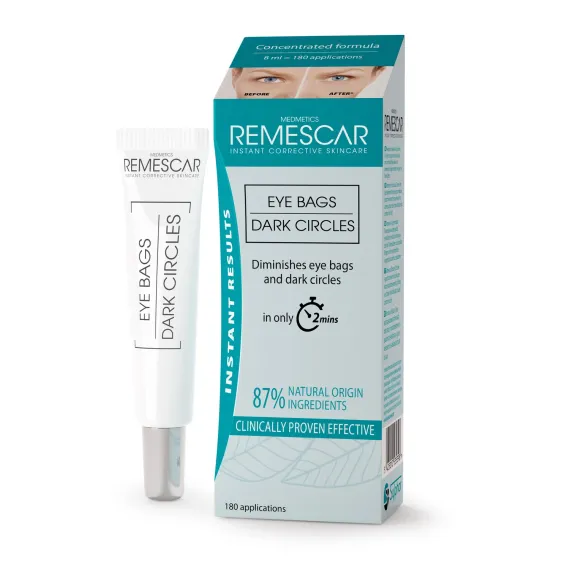 Remescar, krema proti podočnjakom in vrečicam pod očmi, 8ml