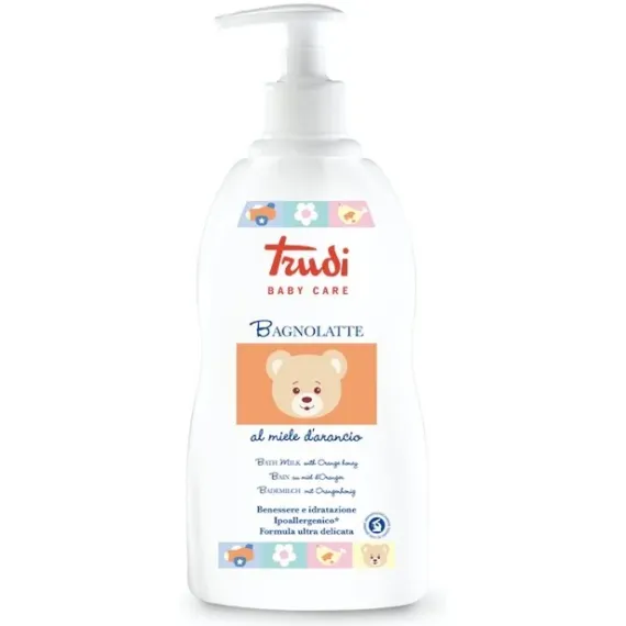 Trudi, Baby Care, kopalno mleko s pomarančnim medom, 500 ml