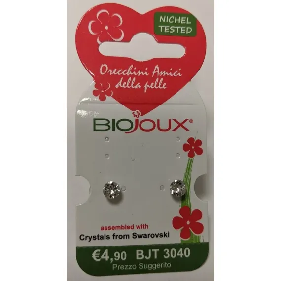 Biojoux, uhani Swarovski kristal, BJT3040