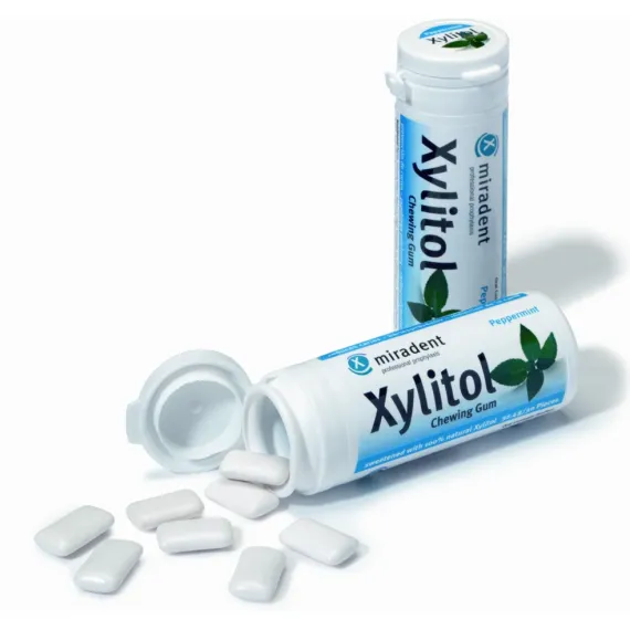 Xylitol, žvečilni gumi - poprova meta, 30 žvečilnih gumijev