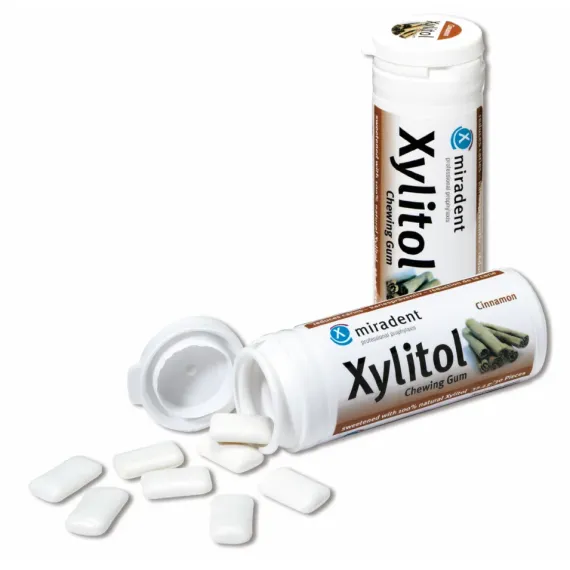 Xylitol, žvečilni gumi - cimet, 30 žvečilnih gumijev