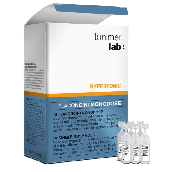 Tonimer, Lab Hypertonic 2% raztopina morske vode sterilna ampula 18 x 5 ml