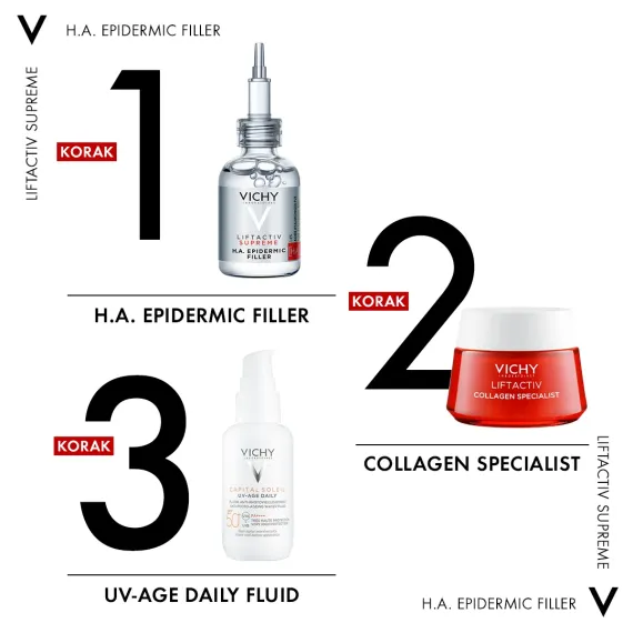 Vichy, Liftactiv Supreme H.A. Epidermic Filler serum, 30 ml