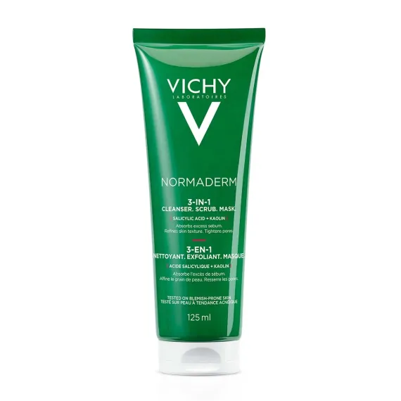 Vichy, Normaderm sredstvo za globinsko čiščenje obraza 3v1, 125 ml
