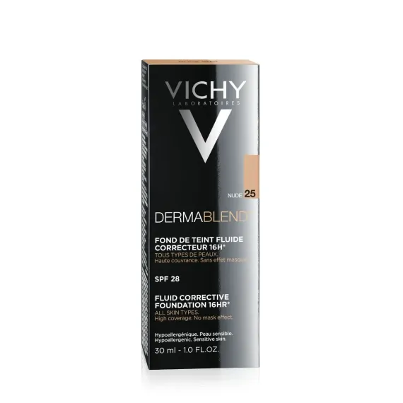 Vichy, Dermablend tekoči korektivni puder 25-korektivna podlaga, 30 ml