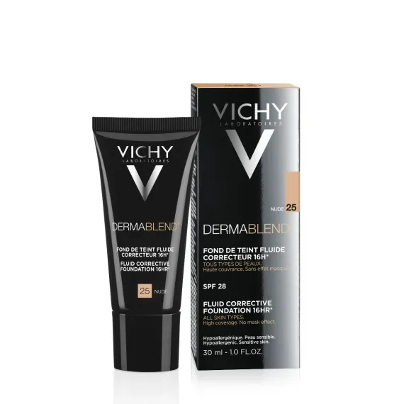 Vichy, Dermablend tekoči korektivni puder 25-korektivna podlaga, 30 ml