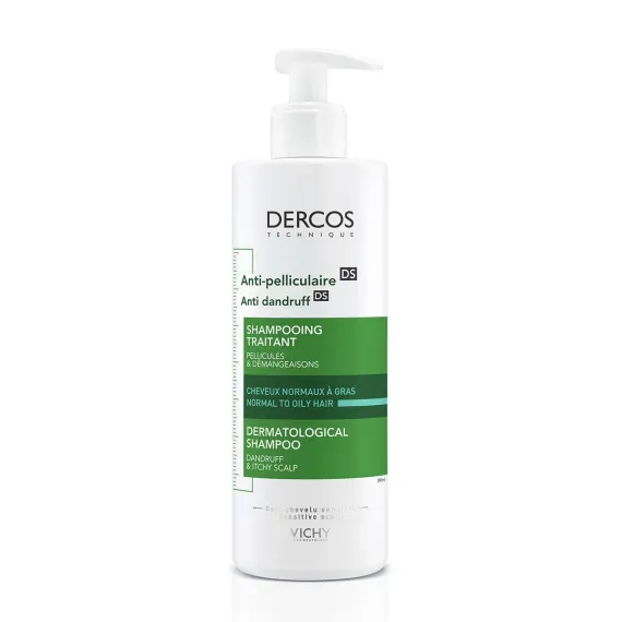 Vichy, Dercos AD šampon proti prhljaju za normalne in mastne lase, 390 ml