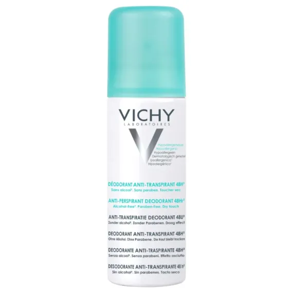 Vichy, deodorant z antiperspirantom v pršilu za uravnavanje potenja 48 h, 125 ml