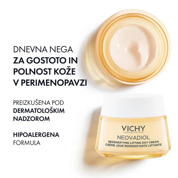 Vichy, Neovadiol dnevna nega za gostoto in polnost kože v perimenopavzi, za normalno in mešano kožo, 50 ml