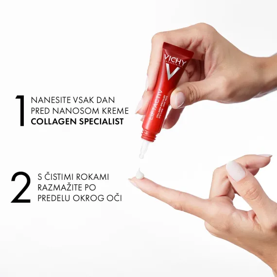 Vichy, Liftactiv Collagen Specialist, nega za področje okoli oči, 15 ml