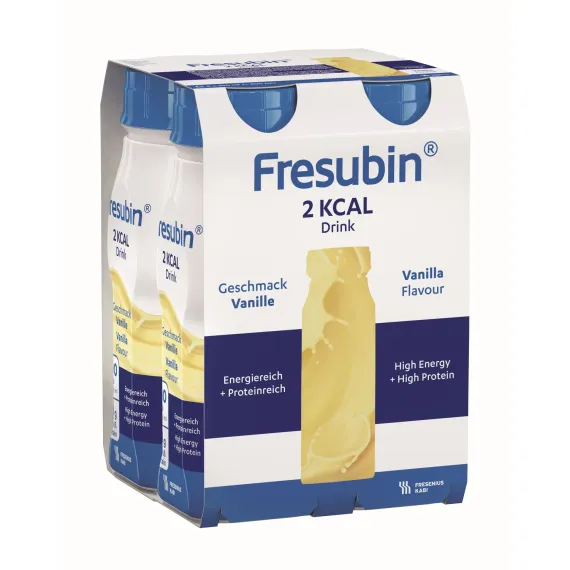 Fresubin 2 kcal Drink, okus vanilija, 200 ml, 4 plastenke