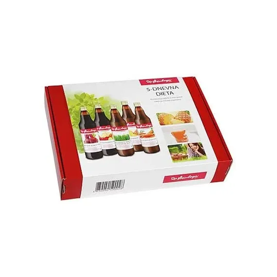 Dr. Steinberger, 5-dnevna prečiščevalna dieta s sokovi (5 x 750 ml)