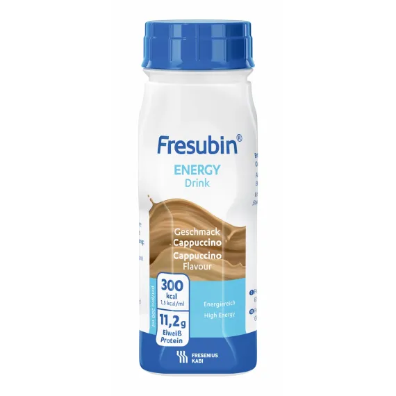 Fresubin Energy Drink, okus kapučino, 200 ml, 4 plastenke