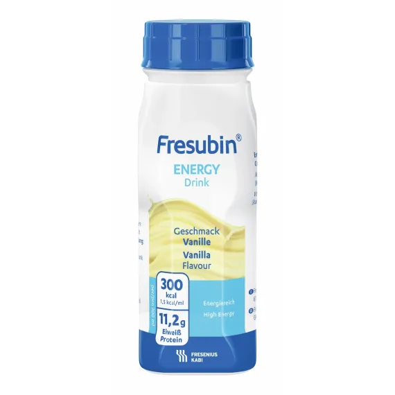Fresubin Energy Drink, okus vanilija, 200 ml, 4 plastenke