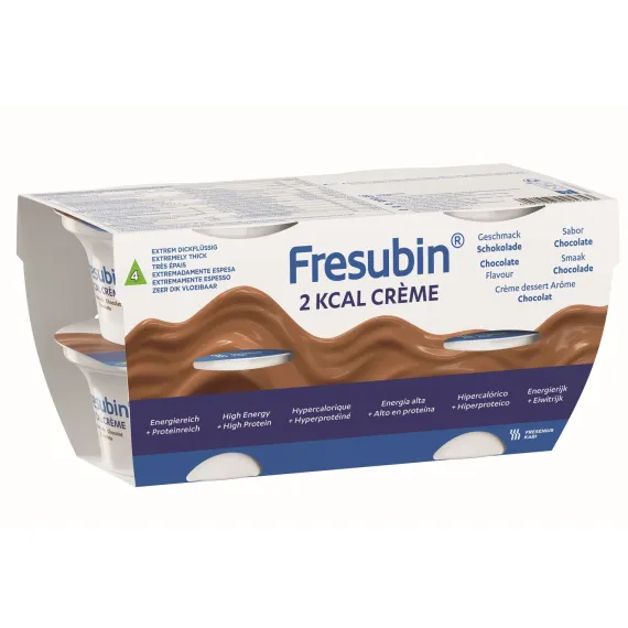 Fresubin 2 kcal creme, okus čokolada, 125 g, 4 lončki