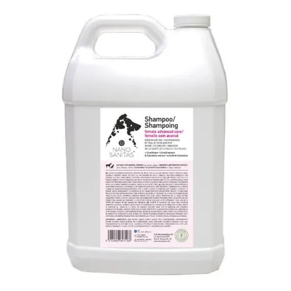 Nanosanitas, Feamale Advenced care, šampon za psice z dolgo dlako, nanodelci srebra, 3.8 L