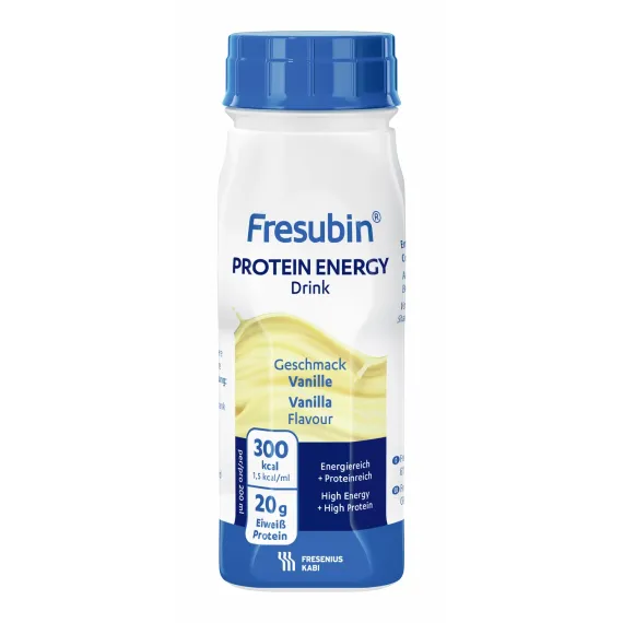 Fresubin Protein Energy Drink, okus vanilija, 200 ml, 4 plastenke