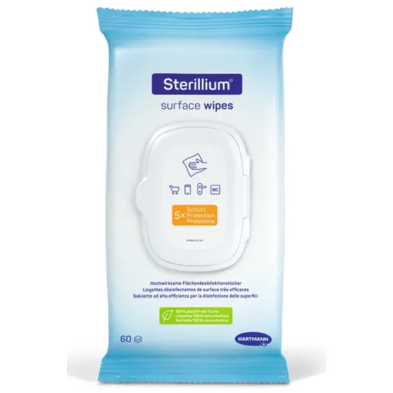 Sterillium surface wipes, robčki za razkuževanje površin, 60 robčkov