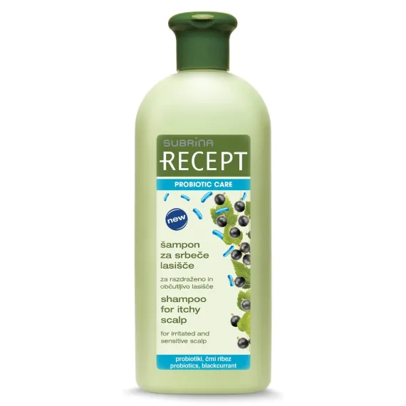 Subrina Recept, Probiotic care šampon za srbeče lasišče, 400 ml