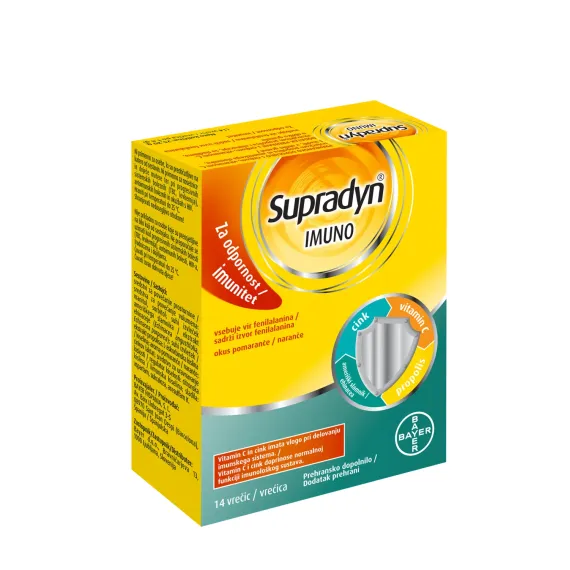 Supradyn Imuno, granule vrečka, 14 vrečk
