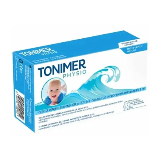 Tonimer, Physio enodozirne ampule, 20 x 5 ml