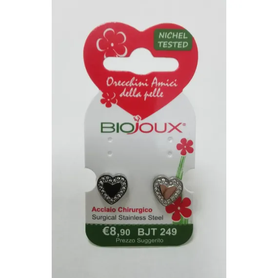 Biojoux, uhani ljubeče srce, BJT249