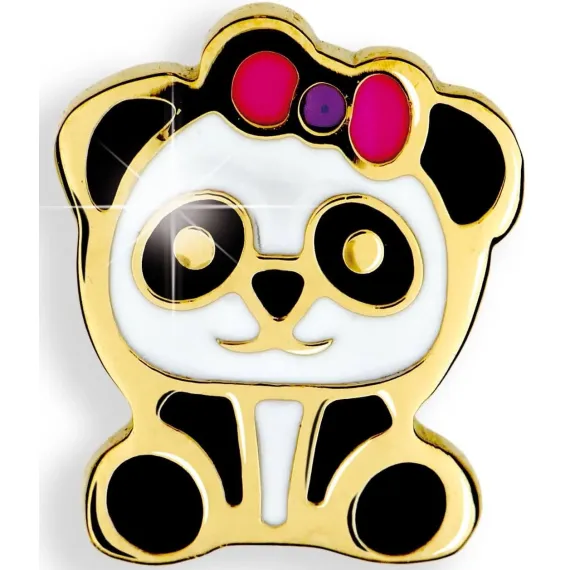 Biojoux, uhani kinds panda baby zlat, BJT712