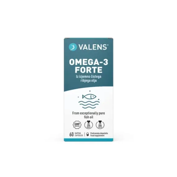 Valens Omega-3 Forte, 60 kapsul